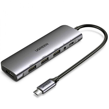 هاب USB-C یوگرین 6 پورت CM136 مدل 80132